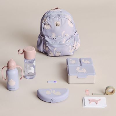 Lunch box à compartiments Driss Cat Warm Lilac