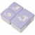Variation Violet, blanc, rose du produit Lunch box à compartiments Driss Cat Warm Lilac de la marque Liewood