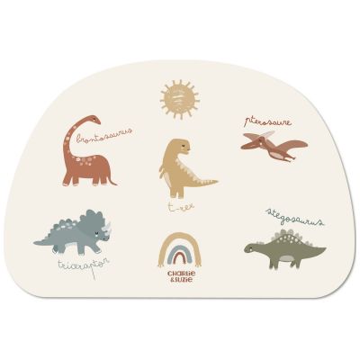 Set de table Mes Dinos Paolo Charlie et Suzie