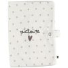 Protège carnet de santé Gaze Coeurs (personnalisable) Atelier Wagram Produit 3