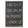 Tapis Alphabet rectangulaire gris  (100 x 140 cm) - AFKliving