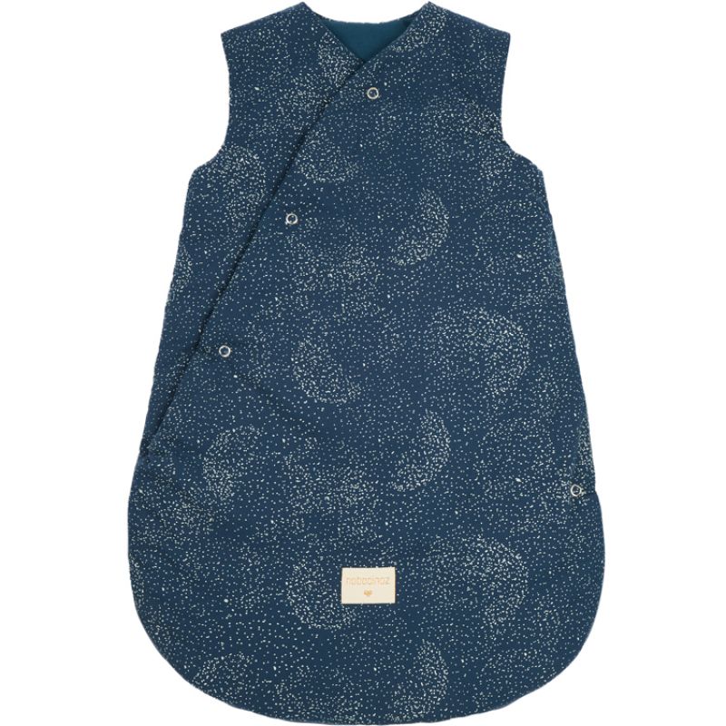 Gigoteuse d'hiver Snowy Gold Bubble Night Blue TOG 3,5 (0-6 mois) Nobodinoz