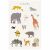 Variation Gris, jaune, orange du produit Grande affiche savane Animals of Africa (60 x 40 cm) de la marque Mimi'lou