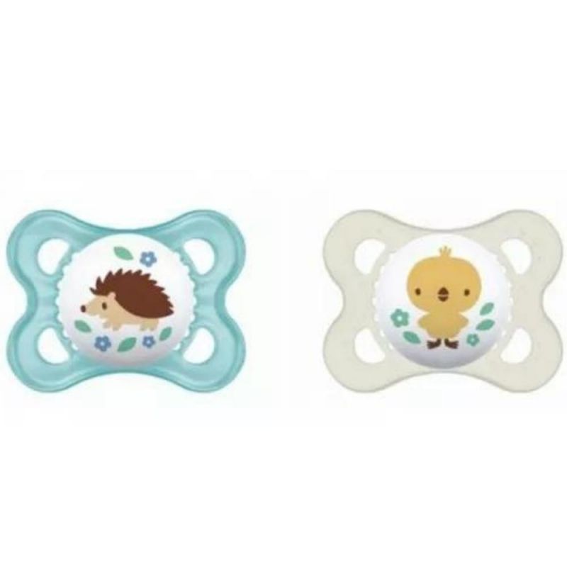 Lot de 2 sucettes anatomiques Original hérisson bleu (2-6 mois) MAM