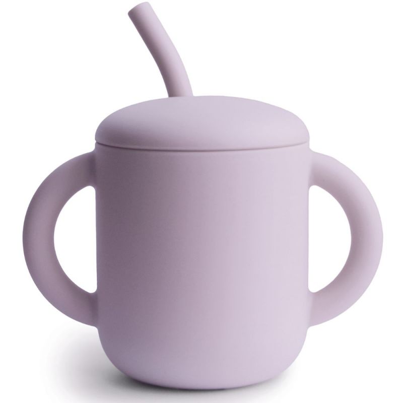Tasse à paille Lilac Mushie