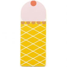 Lettre décorative Glace I comme ice cream  par Petit Monkey
