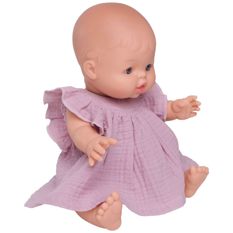 Robe pour poupée en gaze de coton pétale BB & Co Produit 1