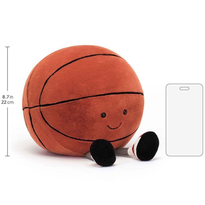Peluche Amuseable Ballon de basketball (25 cm) Jellycat Produit 5