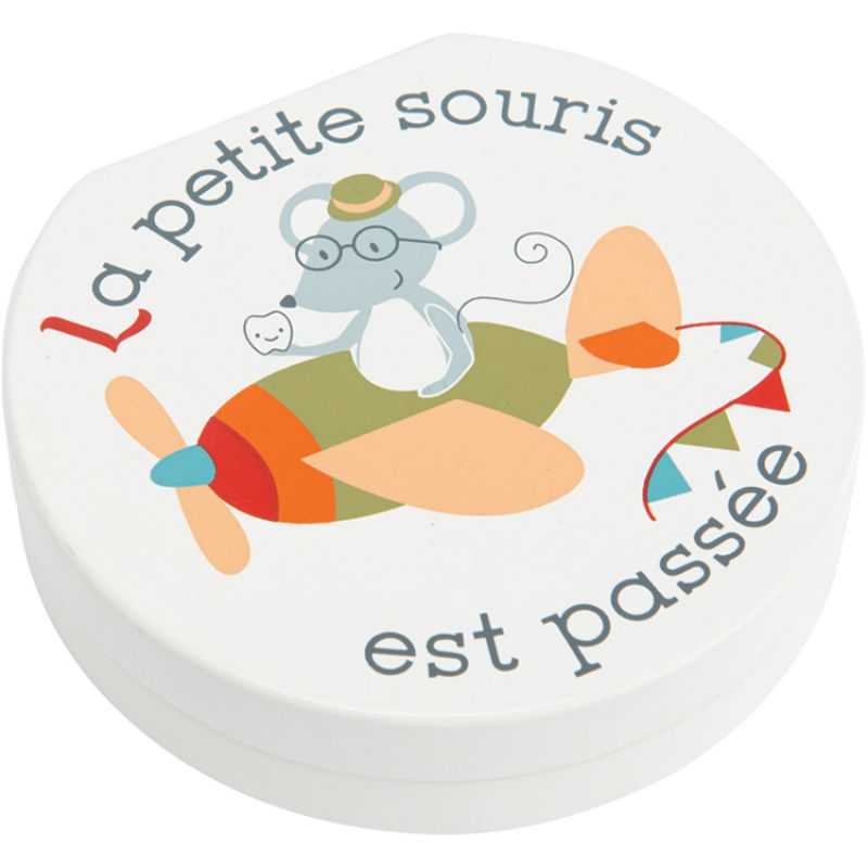 Boîte à dents La petite souris est passée Eliot Amadeus Les Petits