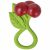 Variation Rouge, vert du produit Hochet et anneau de dentition bébé Cherry de la marque Oli & Carol