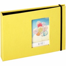 Mini album pour photos polaroid jaune (72 photos)  par Panodia