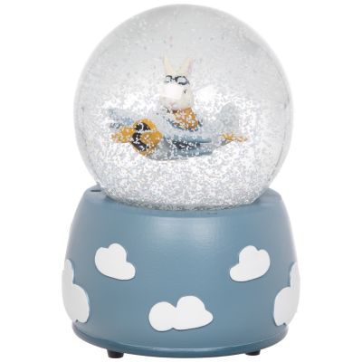 Boule à neige musicale avion