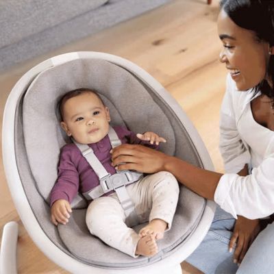 Balancelle silencieuse 3-en-1 à technologie Bluetooth Sway 'N Grow Heather