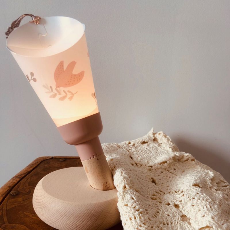 Coffret lampe nomade 5 en 1 Paloma-Rose poudré Maison Polochon Produit 6