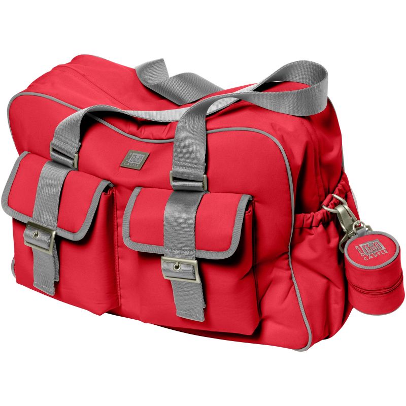 Sac à langer multipoches Globetrotter rouge Red Castle