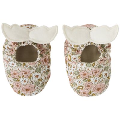 Chaussons avec ailes d'ange imprimé liberty BB & Co