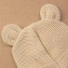 Bonnet Ours en maille Caramel (0-1 mois) Trois Kilos Sept Ambiance 4