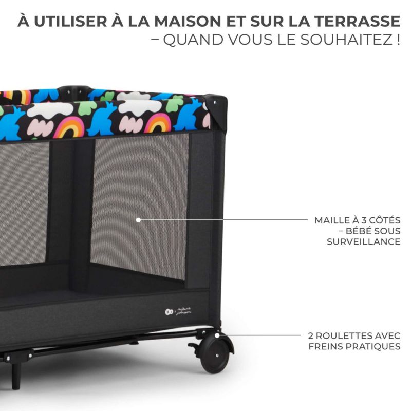 Lit parapluie 2 en 1 Joy 2 Happy Shapes Kinderkraft Produit 7