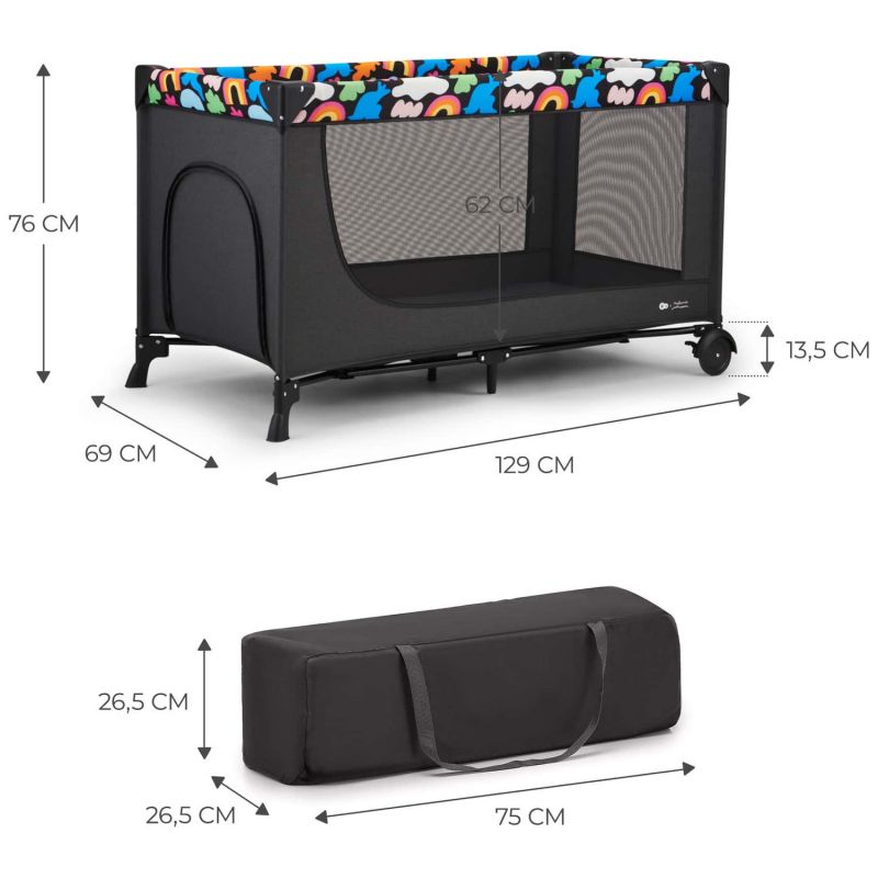 Lit parapluie 2 en 1 Joy 2 Happy Shapes Kinderkraft Produit 9