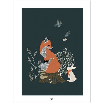 Lilipinso - Affiche M.Fox renard (30 x 40 cm)