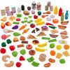 Lot d'aliments factices Deluxe Tasty Treats (115 pièces) - KidKraft