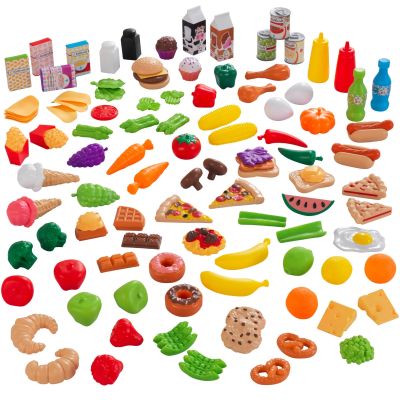 Lot d'aliments factices Deluxe Tasty Treats (115 pièces)  par KidKraft