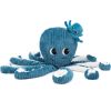 Peluche Filou la pieuvre maman et bébé Les Ptipotos bleu  par Les Déglingos