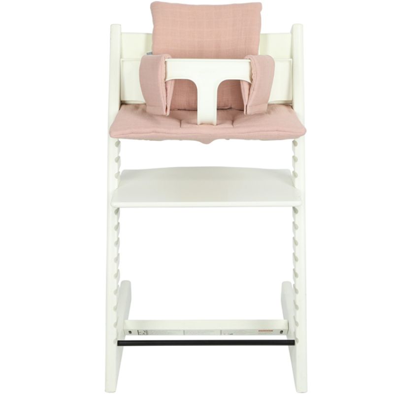 Coussin de chaise haute Tripp Trapp de Stokke Bliss rose Les Rêves d'Anaïs