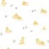 Papier peint intissé Canards jaunes Lucky ducky (10 m) - Lilipinso