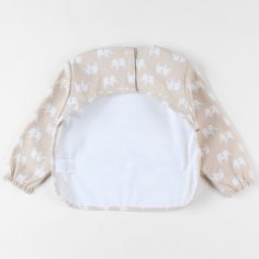 Bavoir à manches Tender beige Mix et Match