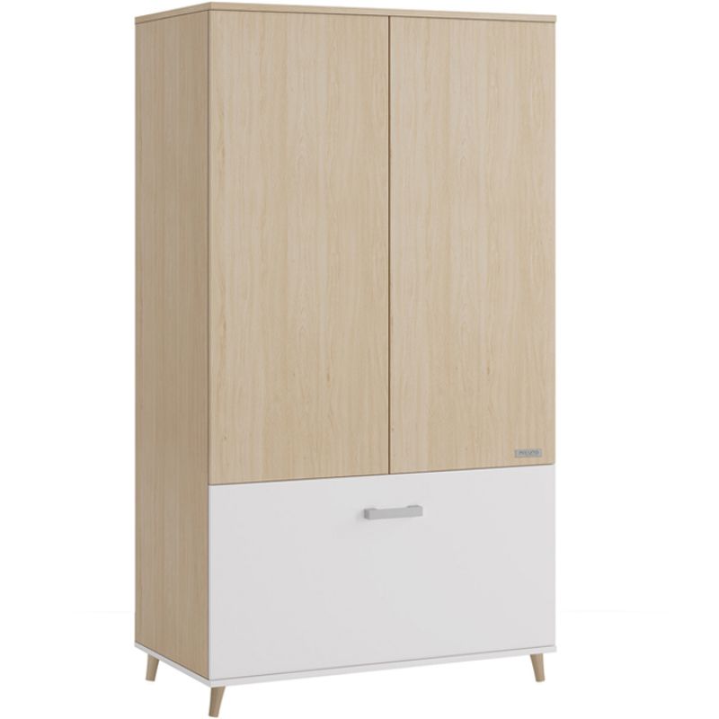 Armoire 2 portes et 1 tiroir Nature Micuna
