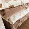 Couverture en tricot Box Knit Milky Coffee (100 x 150 cm) Jollein Ambiance 8