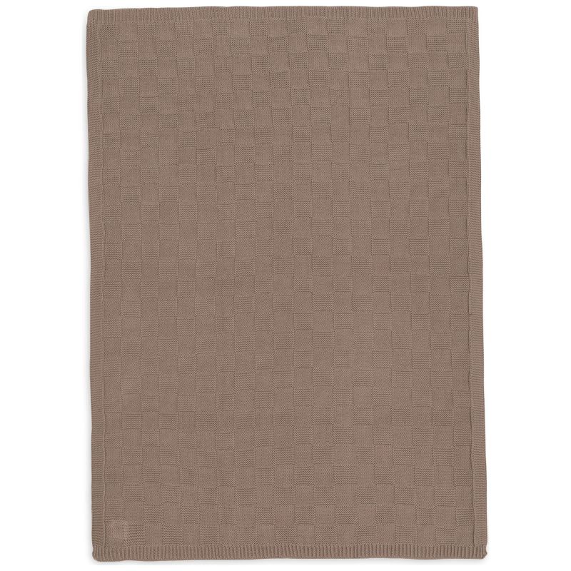 Couverture en tricot Box Knit Milky Coffee (100 x 150 cm) Jollein Produit 3