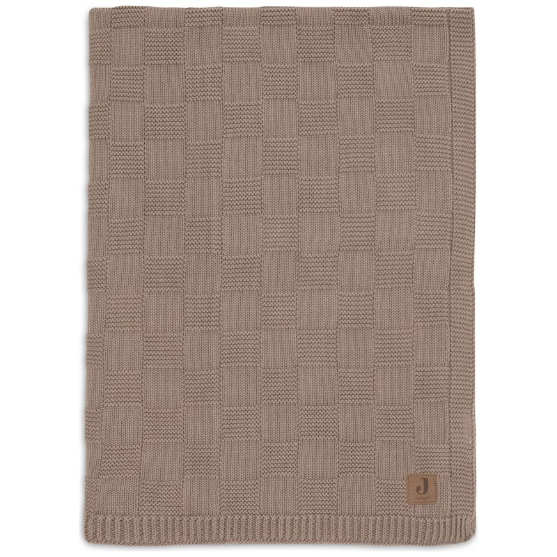 Couverture en tricot Box Knit Milky Coffee (100 x 150 cm) Jollein Produit 4