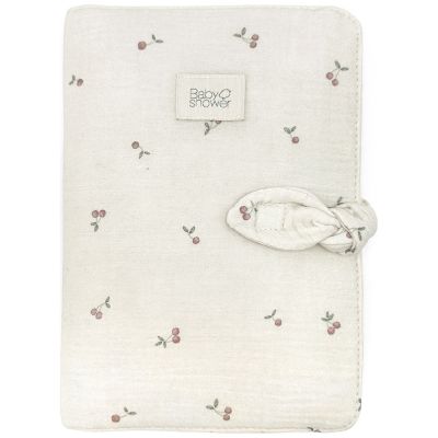 Protège carnet de santé Knot Cherries Babyshower