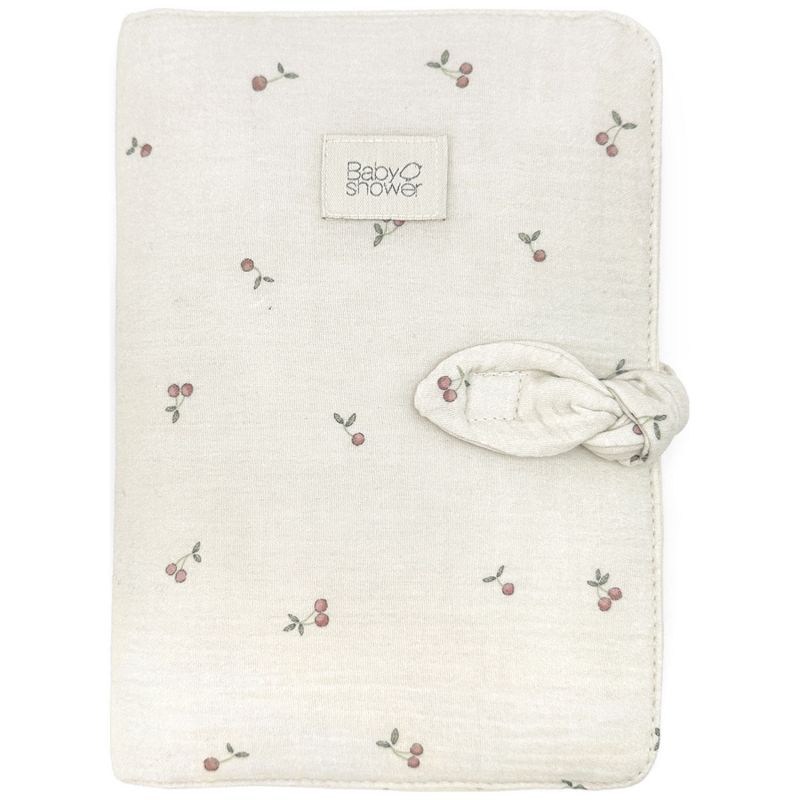 Protège carnet de santé Knot Cherries Babyshower Produit 1