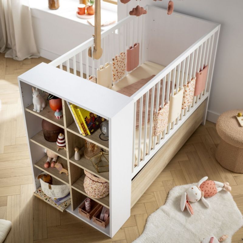 Lit bébé transformable Paloma (60 x 120 cm) Sauthon mobilier Ambiance 5