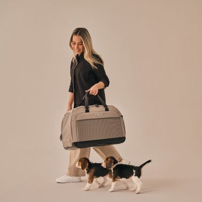 Sac de transport pour avion et siège auto pour animaux de compagnie HENDRICK TAWNY