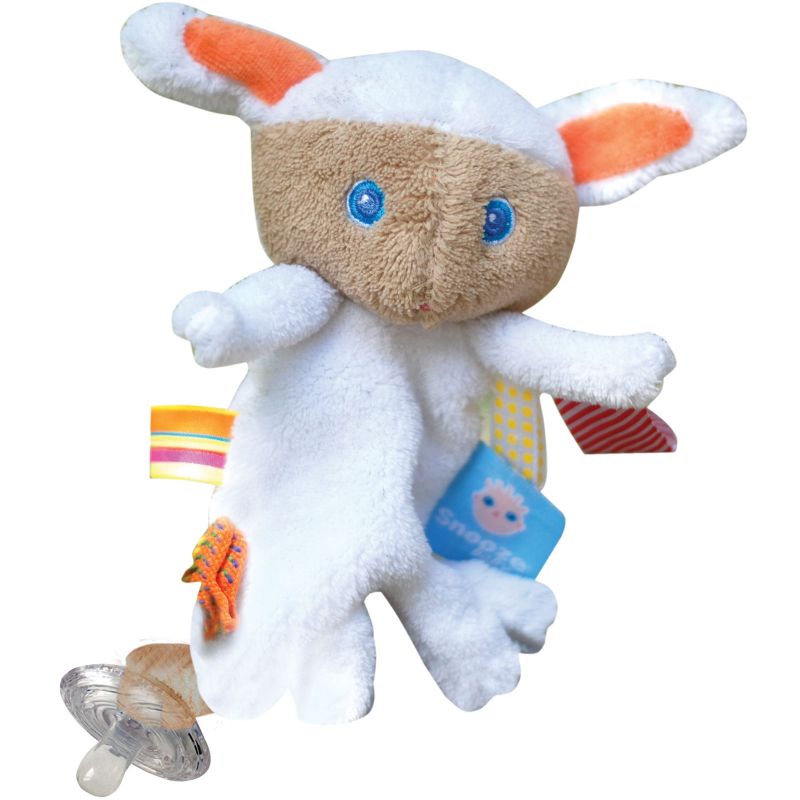 Doudou mouton attache sucette Mak Snoozebaby