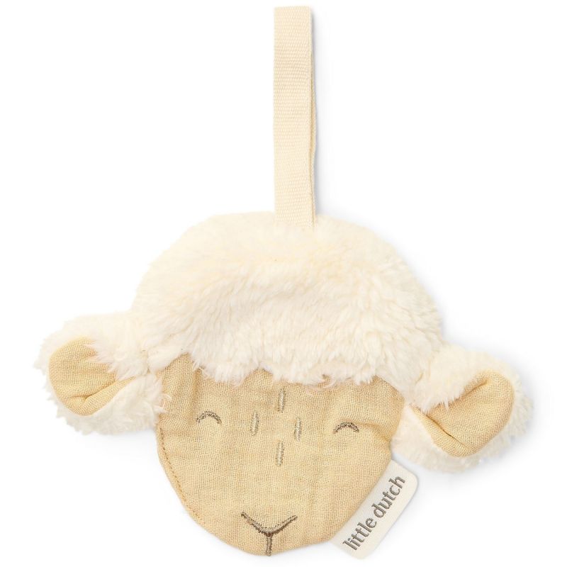 Doudou attache-tétine en gaze de coton Mouton Little Dutch Produit 2