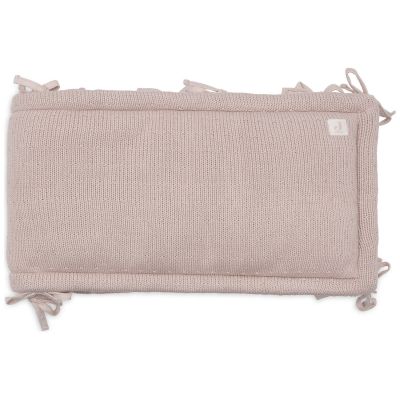 Tour de lit Sprinkle Knit Silk Rose (pour lits 60 x 120 ou 70 x 140 cm)