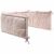 Variation Rose du produit Tour de lit Sprinkle Knit Silk Rose (pour lits 60 x 120 ou 70 x 140 cm) de la marque Jollein
