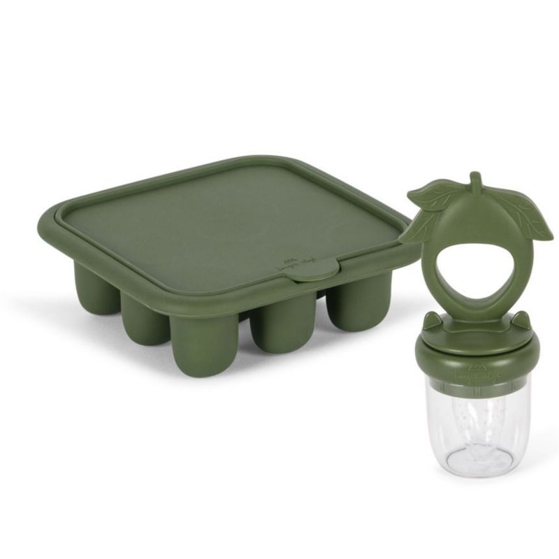 Set bac à glaçons et sucette grignoteuse Olivine Konges Slojd Produit 1