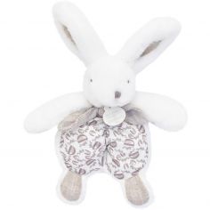 Peluche Lapin Doudou Pantin blanc (18 cm) - Doudou et Compagnie