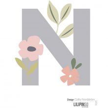 Lettre adhésive Bloom N  par Lilipinso