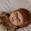 Bonnet en laine Caramel (0-12 mois) Atelier Wagram Ambiance 4