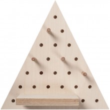 Panneau perforé pegboard triangle (25 cm)  par Little Anana