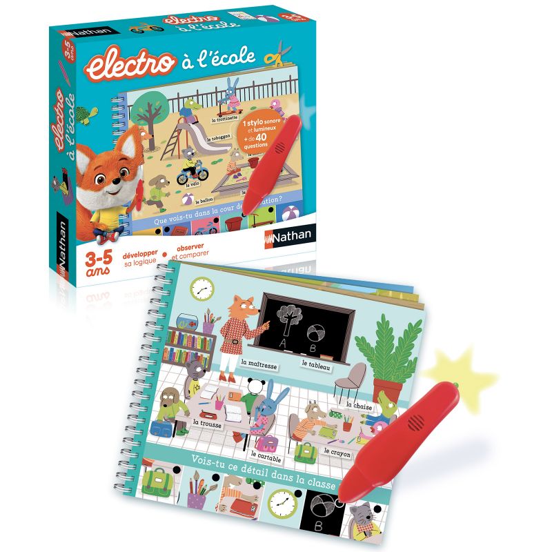 Jeu interactif Électro École Nathan