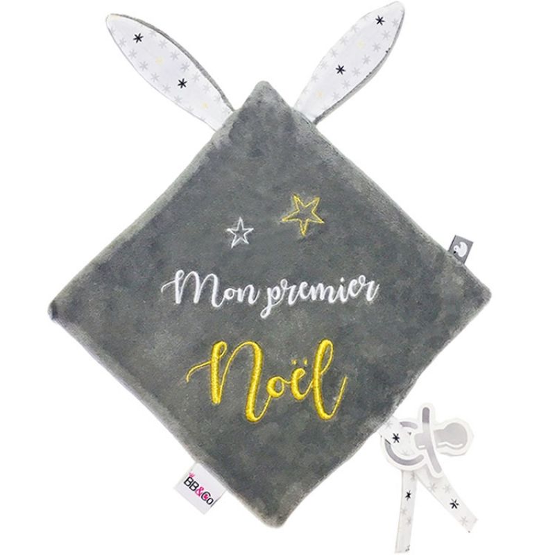 Doudou plat Mon premier noël BB & Co