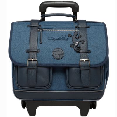 Cartable primaire à roulettes Totaly Navy (38 cm)